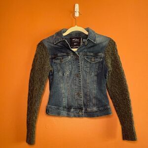 Silver Jeans Co Women's Navy and Blue Jacket Women Size XS